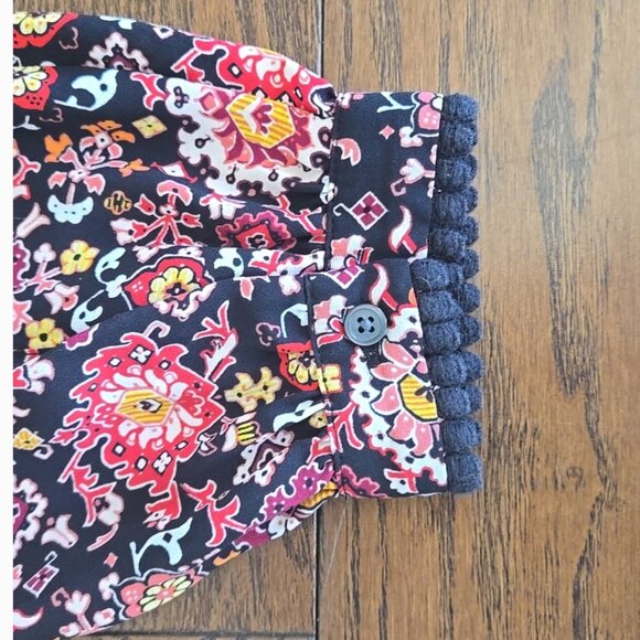 Loft long sleeve  multicolor top size M - Picture 3 of 7